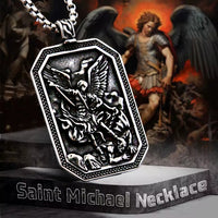 Archangel Protection Tag Necklace