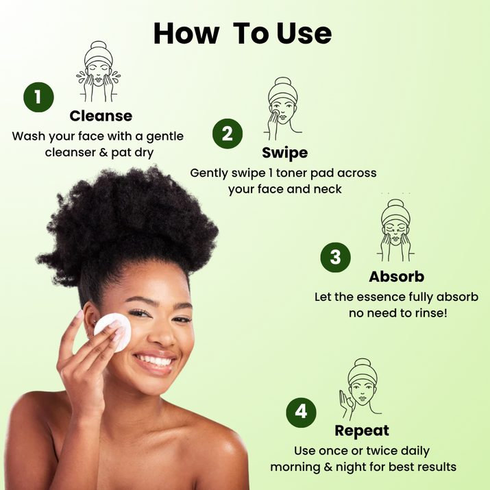 The Korean Toner Pads – Fade Dark Spots & Wrinkles Fast