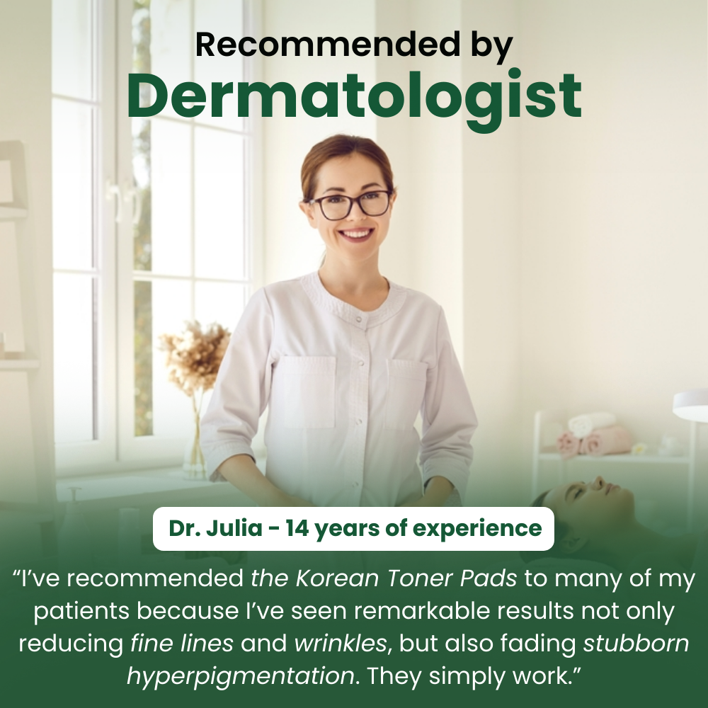 The Korean Toner Pads – Fade Dark Spots & Wrinkles Fast