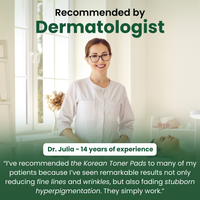 The Korean Toner Pads – Fade Dark Spots & Wrinkles Fast