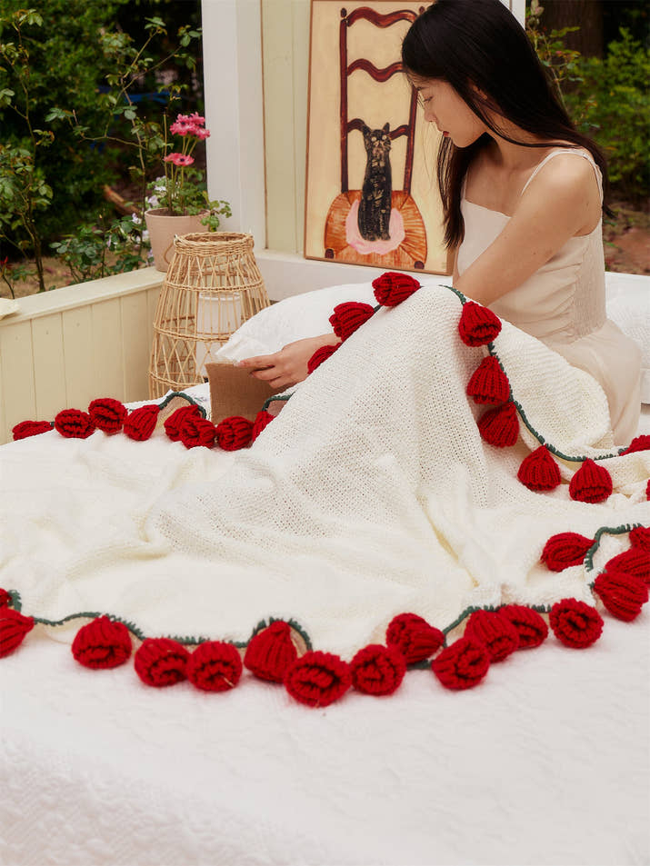 Lè Bouquet Blanket